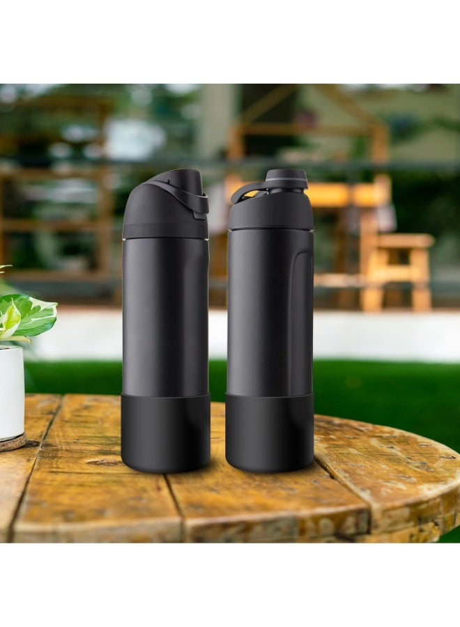 jaexest 2-Pack Silicone Bottle Boot Protector | Anti-Slip, Shock-Absorbing Sleeve for 24oz, 32oz & 40oz Stainless Steel Water Bottles - Image 3
